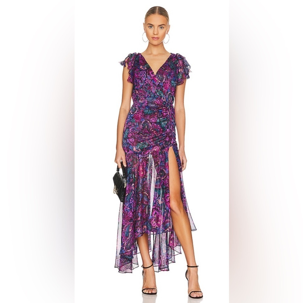MISA Los Angeles Colette Midi Dress, Size S